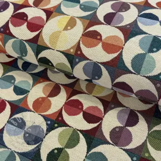 Dekorationstyg GOBELIN PREMIUM Graphic square circle