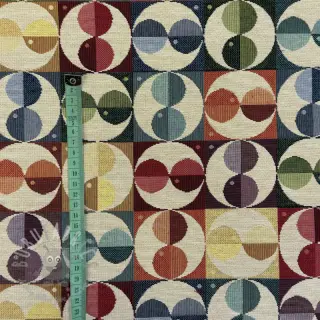 Dekorationstyg GOBELIN PREMIUM Graphic square circle