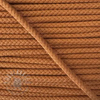 Bomullssnöre 8 mm caramel