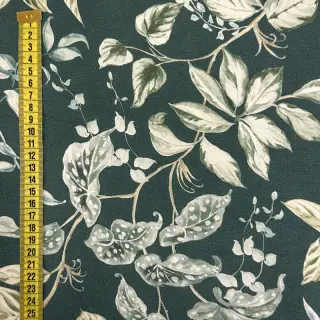 Dekoračná látka Plants dark green digital print