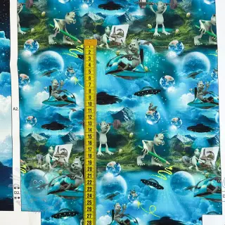 Dekorationstyg KIDS BACKPACK Alien my friend PANEL