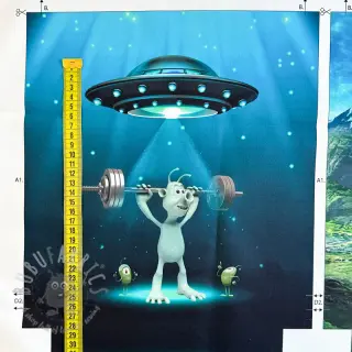 Dekorationstyg KIDS BACKPACK Alien my friend PANEL
