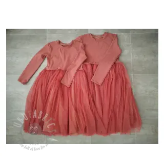 Tyll till TUTU-kjol ROYAL SPARKLE rust gold