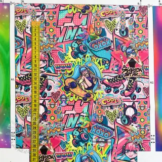 Dekorationstyg KIDS BACKPACK Supergirl PANEL
