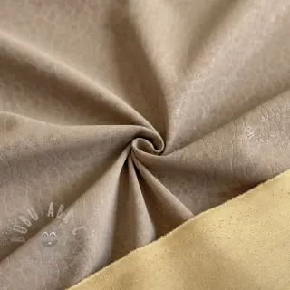 Konstläder för kläder STRUCTURE taupe