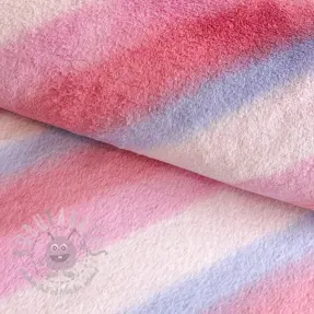 Konstpäls Rainbow diagonal stripe