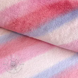 Konstpäls Rainbow diagonal stripe