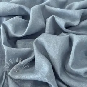 Förtvättat lin 170 g blue