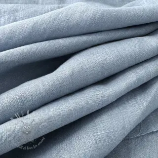 Förtvättat lin 170 g blue