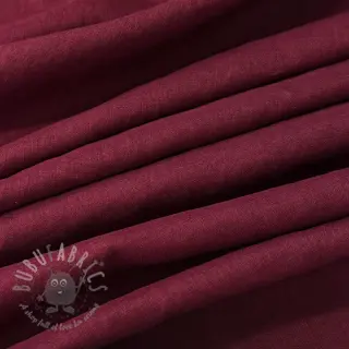 Förtvättat lin 170 g bordeaux