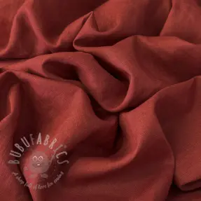 Förtvättat lin 170 g wine red