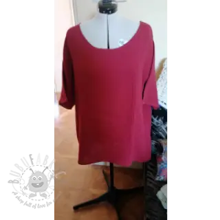 Dubbelgasväv/muslin red