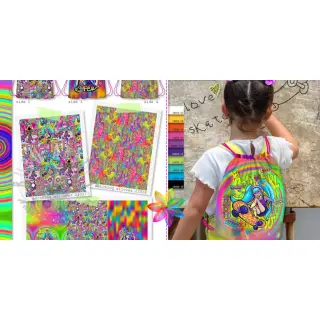 Dekorationstyg KIDS BACKPACK Supergirl PANEL