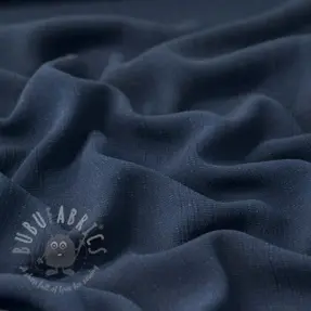 Viskos med lin CRINCLE navy