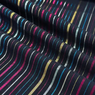 Bavlnená látka LUREX stripes navy
