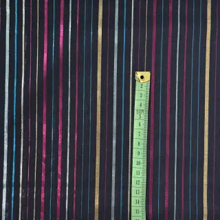 Bavlnená látka LUREX stripes navy