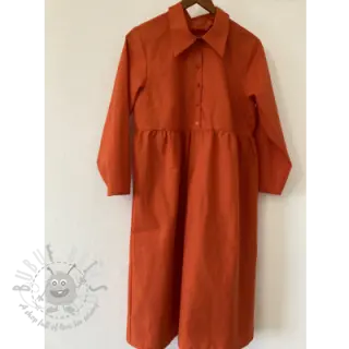 Bomullspoplin orange