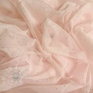 Tyll till TUTU-kjol ROYAL MULTI FOIL rose