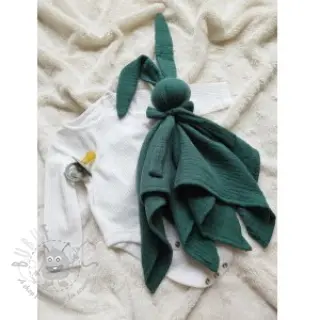 Dubbelgasväv/muslin old green
