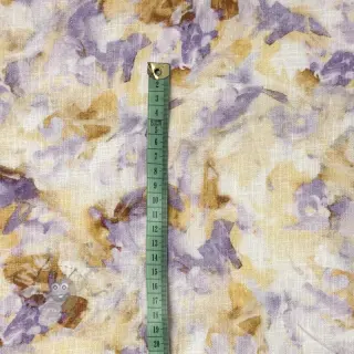 Lin med bomull Abstract aquarel smudge digital print