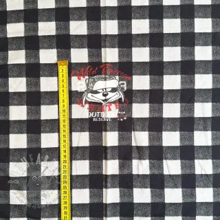 Sweatshirttyg Redwood black PANEL digital print