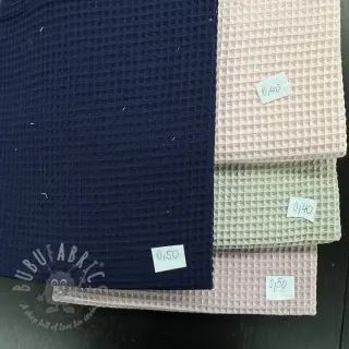 Tygpaket bomull med vaffelbindning 084