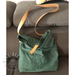Förtvättat lin 170 g forest green