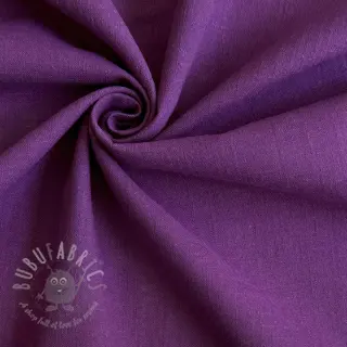 Bomullstyg med lin purple