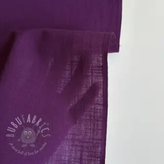 Bomullstyg med lin purple