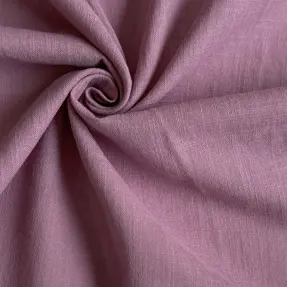 Bavlnená látka s ľanom old pink
