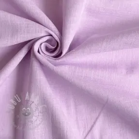 Bomullstyg med lin lilac