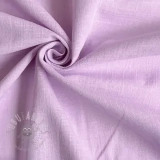 Bomullstyg med lin lilac