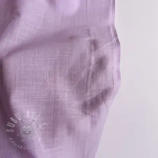 Bomullstyg med lin lilac