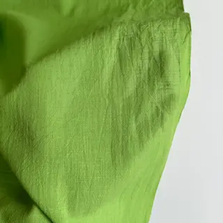 Bavlnená látka s ľanom lime