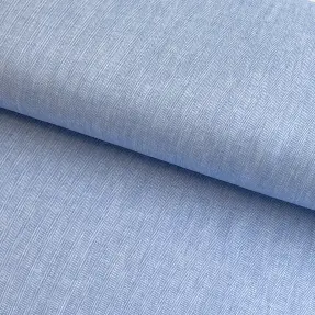 Ľan s bavlnou Fishbone light blue