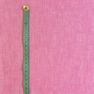 Ľan s bavlnou Fishbone fuchsia