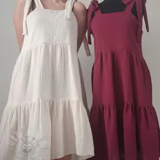 Dubbelgasväv/muslin berry
