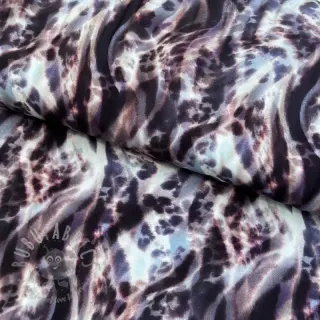 Viskos ECOVERO Animal skin jeans digital print
