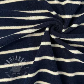 Frotté YARN DYED Stripe BIG dark blue