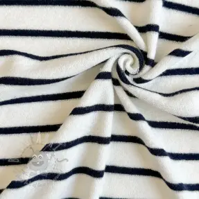 Frotté YARN DYED Stripe SMALL dark blue