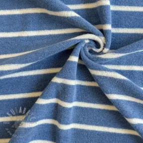 Frotté YARN DYED Stripe BIG light blue