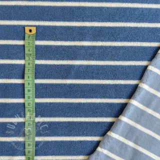 Frotté YARN DYED Stripe BIG light blue