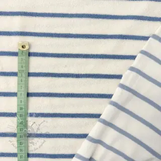 Frotté YARN DYED Stripe SMALL light blue