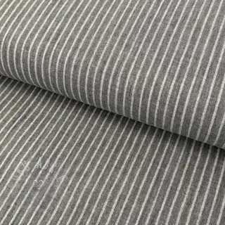 Dubbelgasväv/muslin YARN DYED Stripes grey