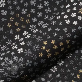 Dekorationstyg jacquard Flower Mix Sprinkle metallic deluxe