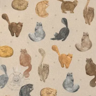 Dekorationstyg Cat Furry Friend digital print