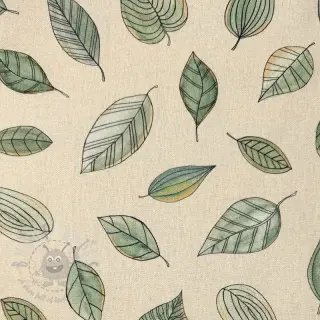 Dekorationstyg Handpainted Leaf Art digital print