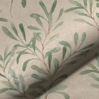 Dekorationstyg Linenlook Misletoe Painted Leaf