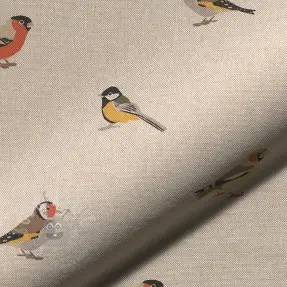 Dekorationstyg Linenlook Tiny Garden Birds