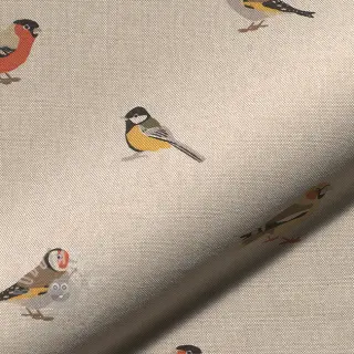 Dekorationstyg Linenlook Tiny Garden Birds